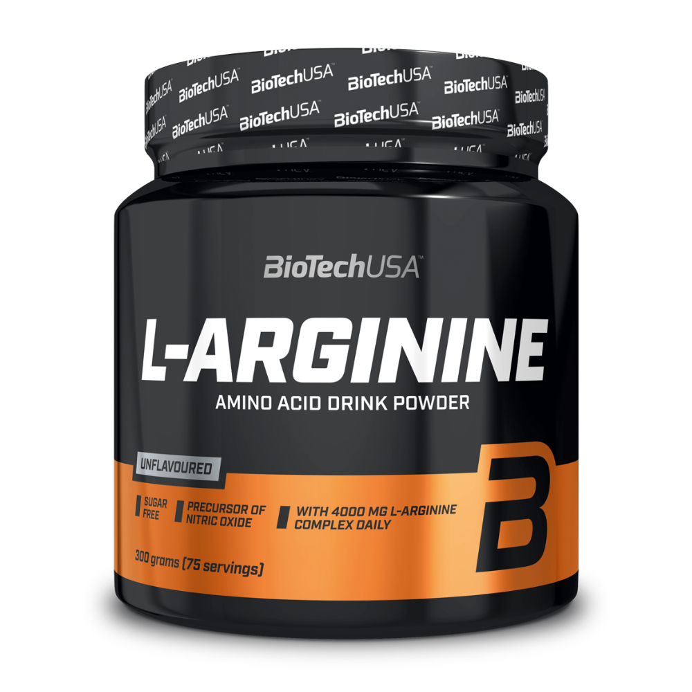 Аргинин BiotechUSA L-Arginine Powder 300 г без вкуса - фото 1