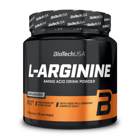 Аргинин BiotechUSA L-Arginine Powder 300 г без вкуса