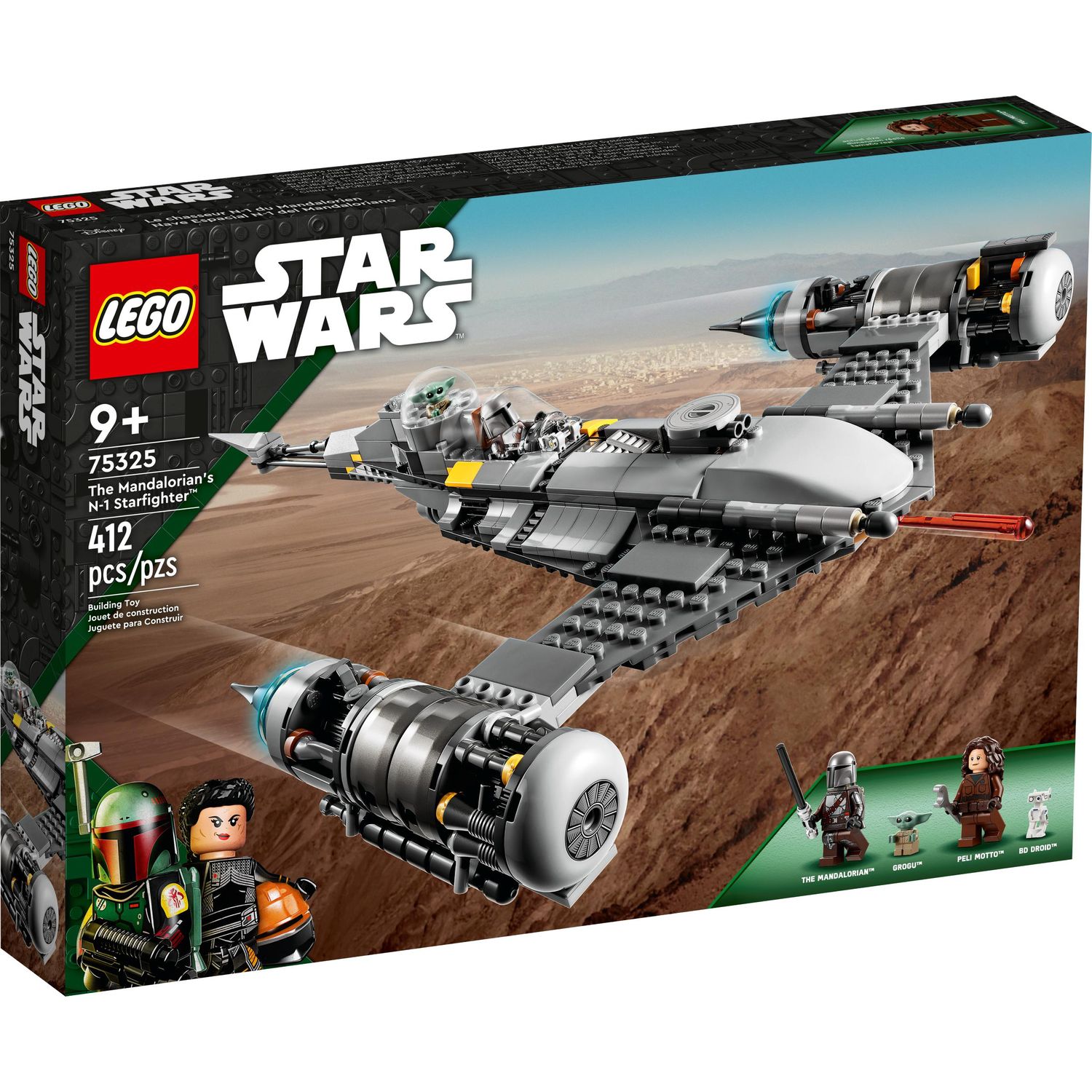 Конструктор LEGO Star Wars Звёздный истребитель Мандалорца N-1 75325