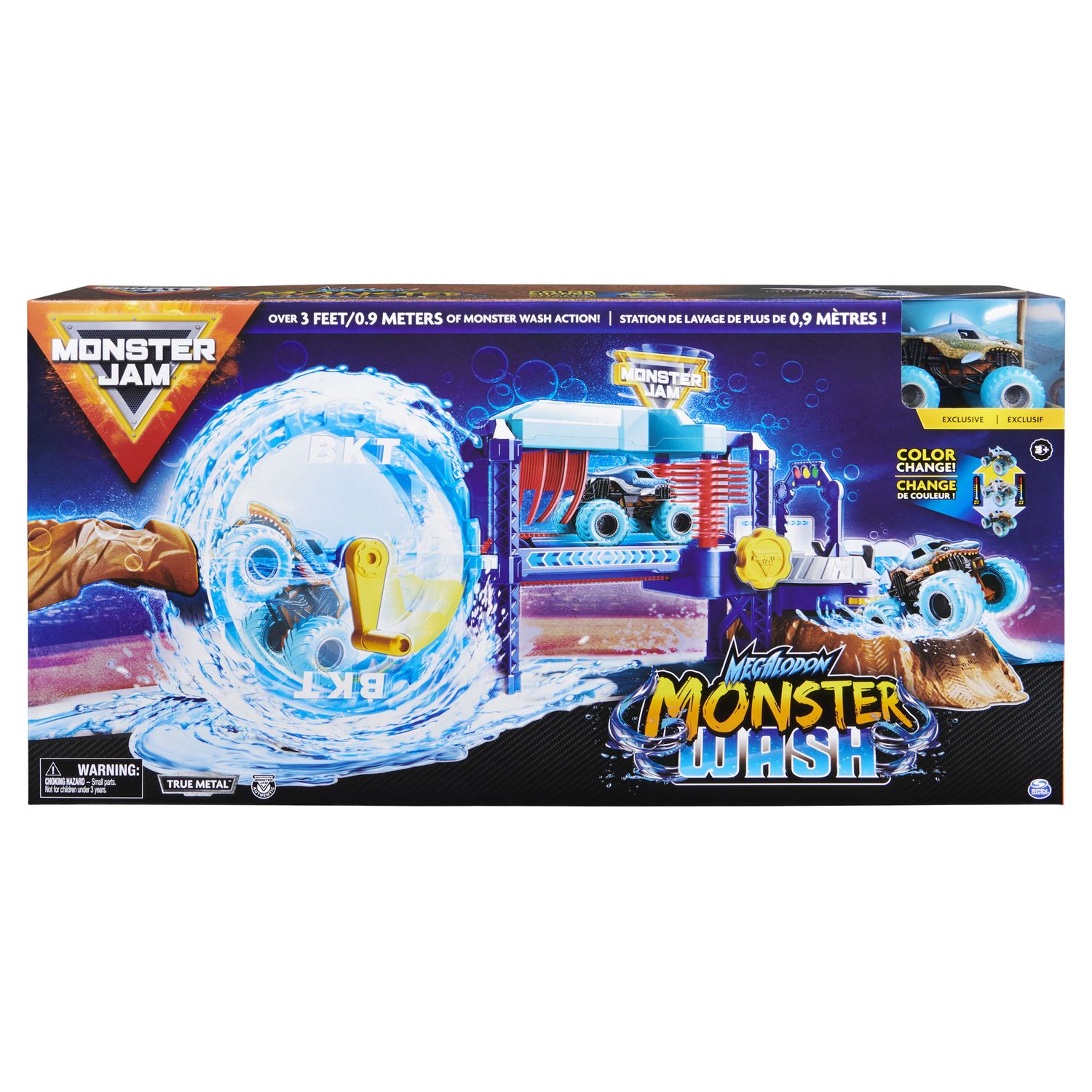 Набор Monster Jam мойка+машинка меняющая цвет 6060518 купить по цене 799 ₽  в интернет-магазине Детский мир