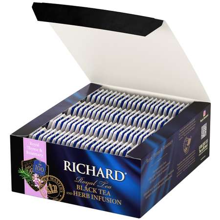 Чай черный Richard Royal Thyme Rosemary ароматизированный 100 пакетиков