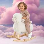 Качалка Amarobaby Овечка Dolly белый 65х34х60 см