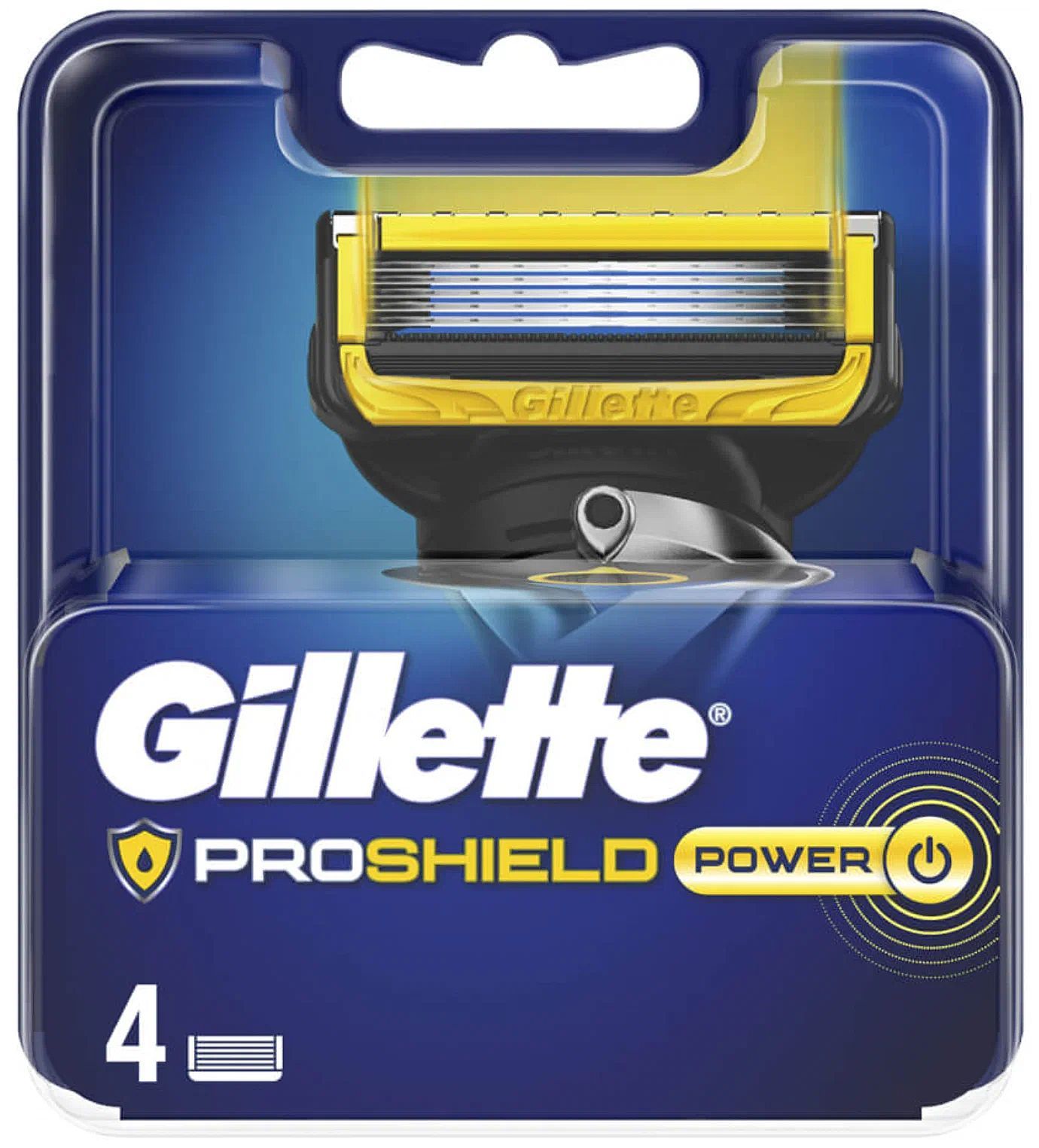 Сменные кассеты GILLETTE Fusion5 ProShield-4 - фото 1