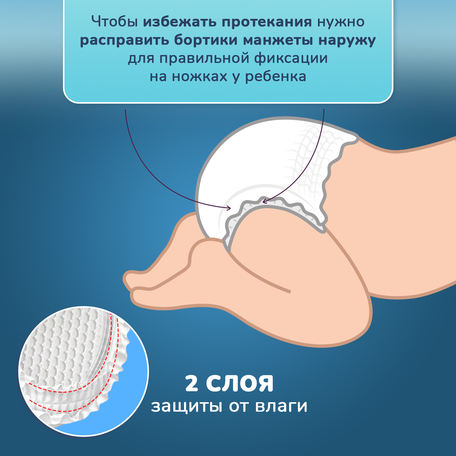 Подгузники-трусики Q форма KUNDER для новорожденных размер 4 (L) 9 - 14 кг (36 шт.) - фото 10