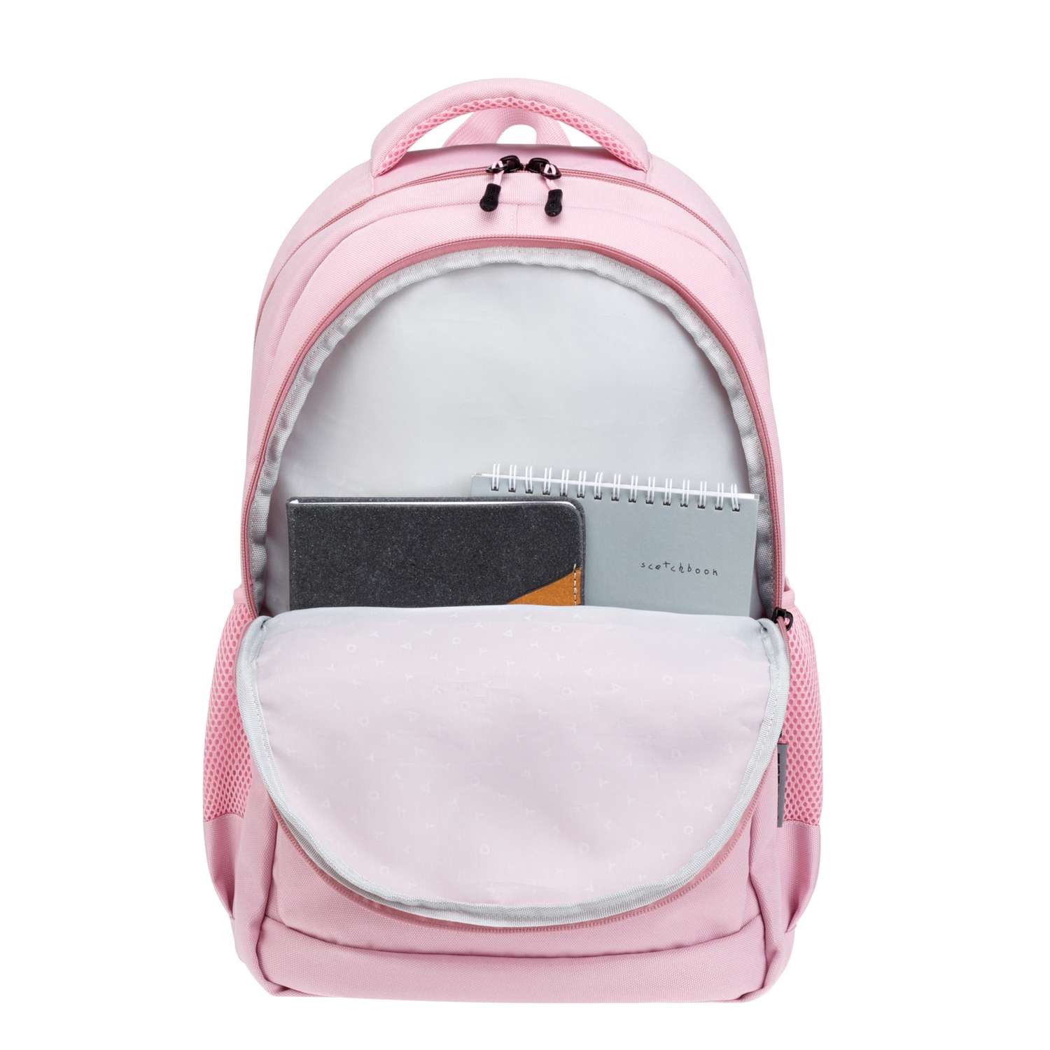 Рюкзак TORBER CLASS X розовый с орнаментом - фото 5