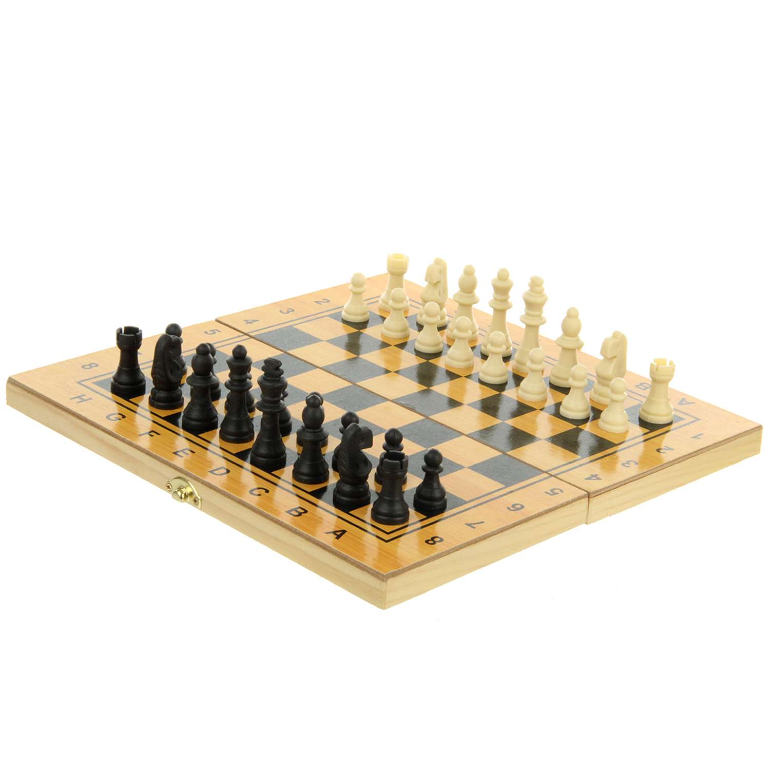Настольная игра Veld Co 3в1 шашки шахматы нарды - фото 1