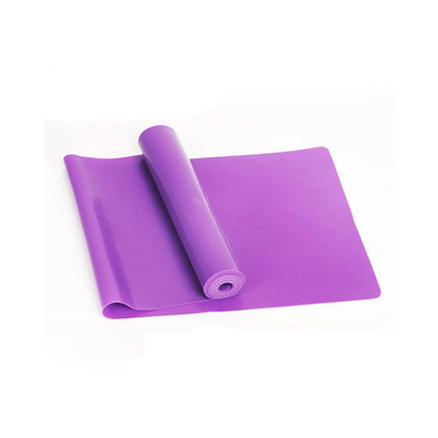 Лента для йоги и пилатеса Keyprods 150х15 см фиолетовая - фото 1