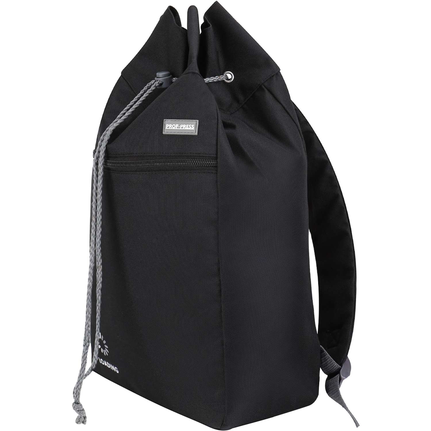 Рюкзак на шнурке Проф-Пресс Черный размер 27x46x15 см - фото 1