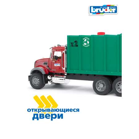 Игрушка BRUDER Мусоровоз MACK