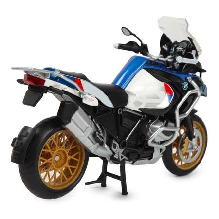 Мотоцикл MSZ 1:12 BMW GS Adventure Серебрянный-Голубой 68707A