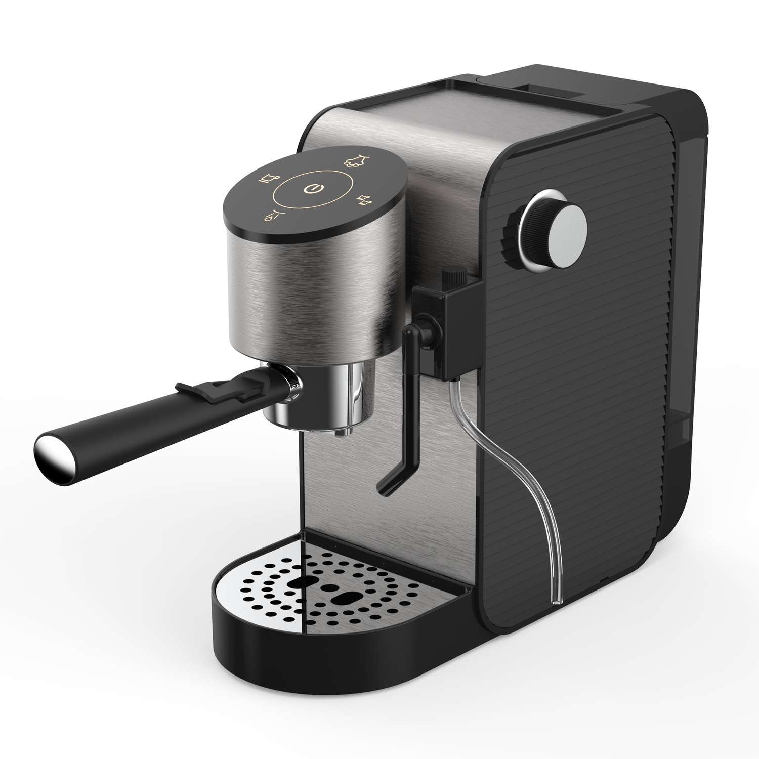 Кофеварка GFGRIL с автоматическим капучинатором GFC-C500 для молотого кофе и капсул типа Nespresso® - фото 1
