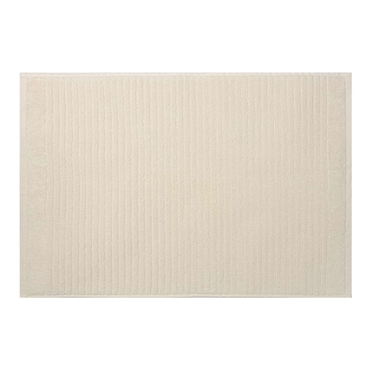 Махровое полотенце BRAVO Коврик полоска 50х70 бежевый - фото 1