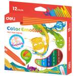 Фломастеры Deli Emotion 12цветов 1204937