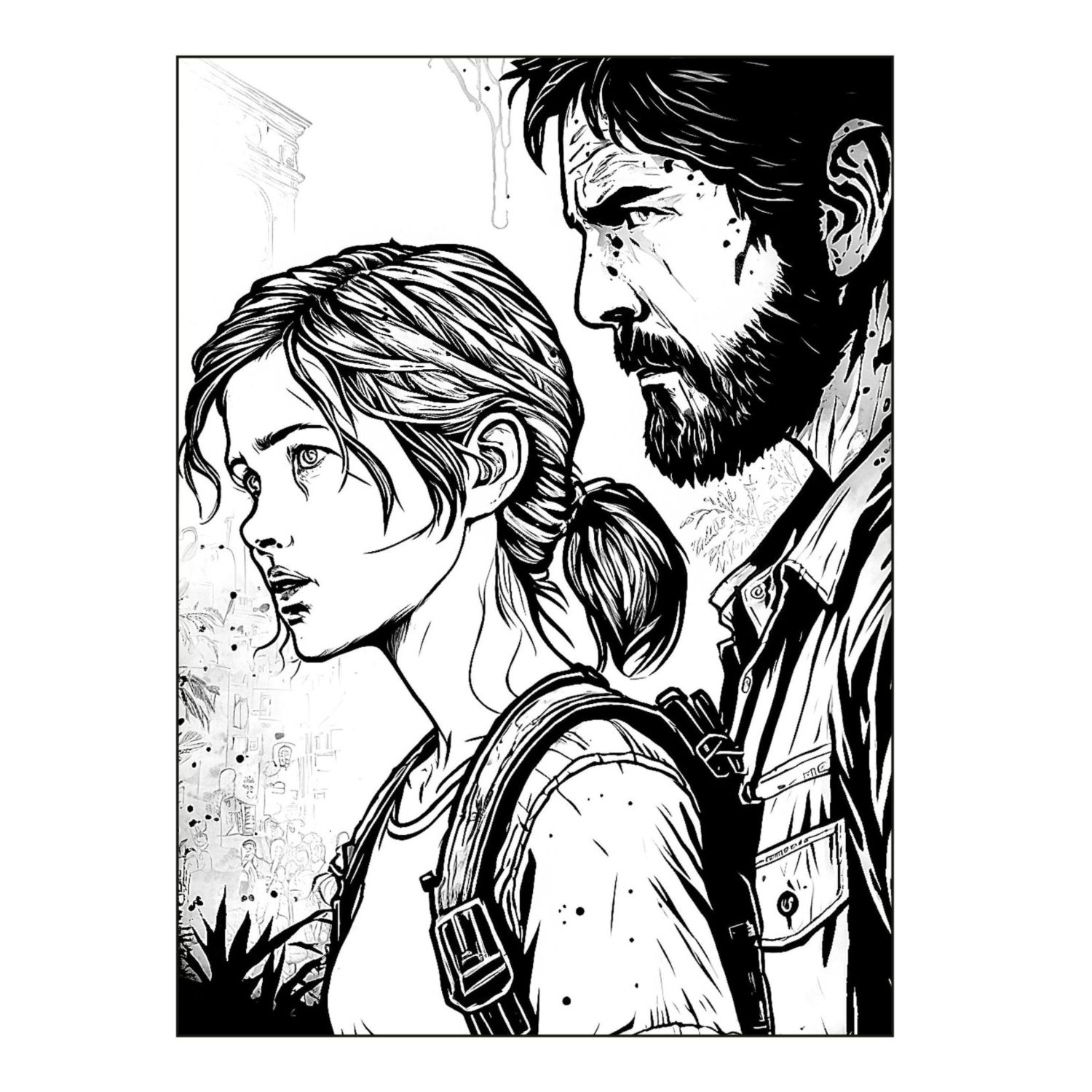 Книга Добро пожаловать в постапокалипсис Раскраска по мотивам игры The Last  of Us