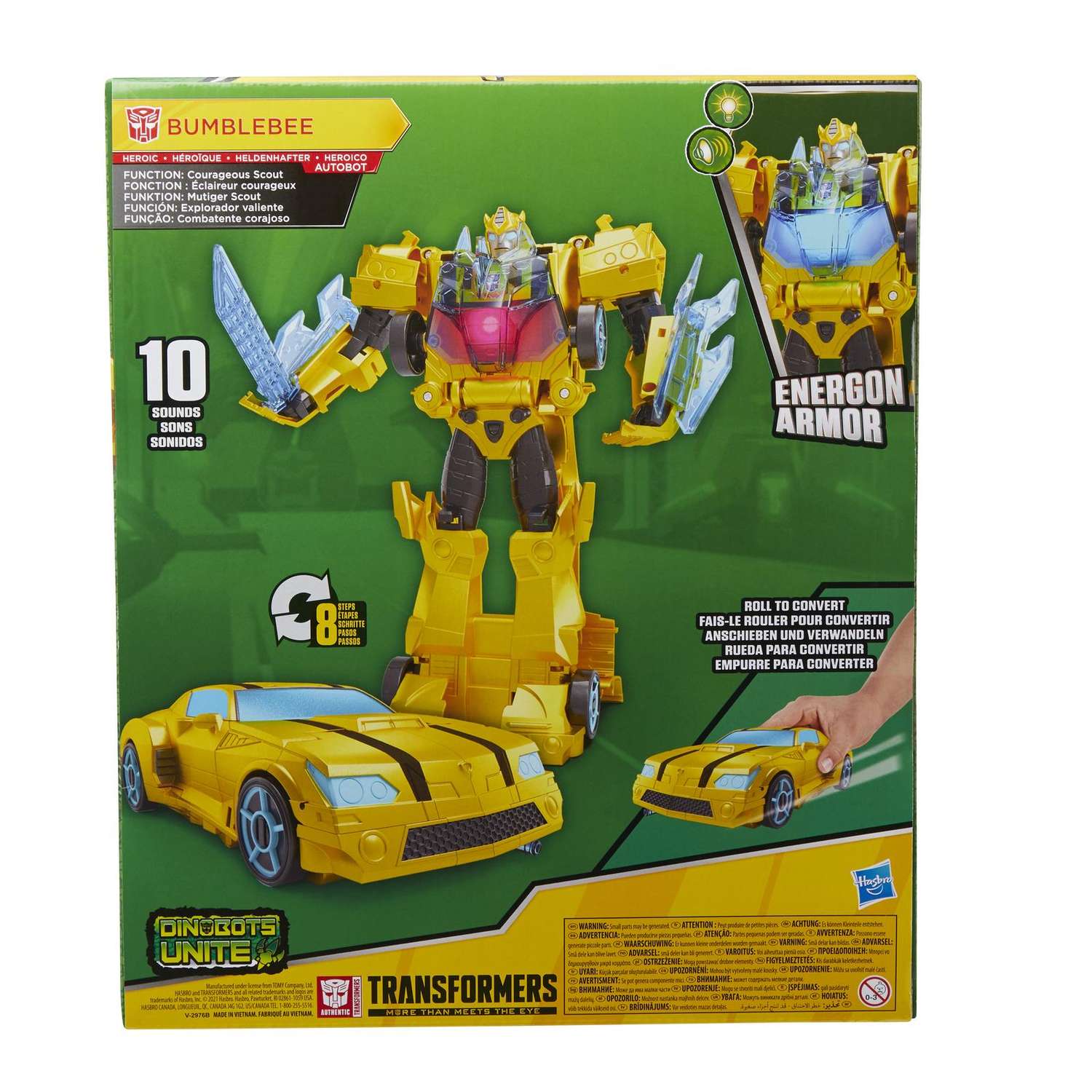 Фигурка Transformers Бамблби с автоматической трансформацией F27305X6 - фото 3