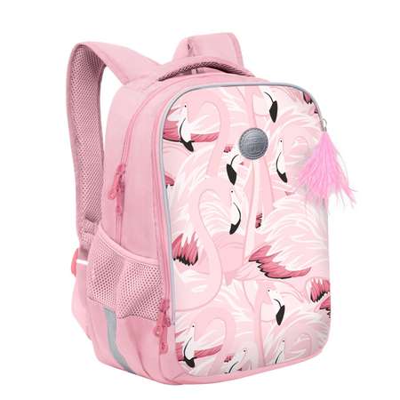 Рюкзак школьный Grizzly Фламинго Розовый RG-065-1/1