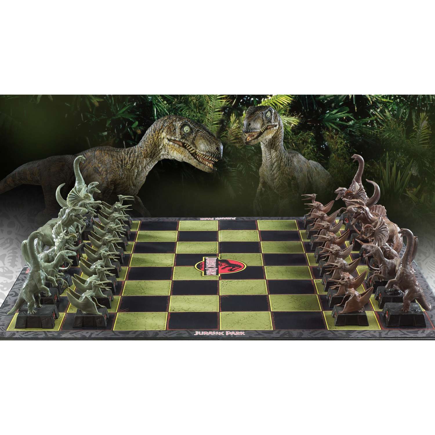 Шахматы Jurassic Park Парк юрского периода 47x47 см - фото 6