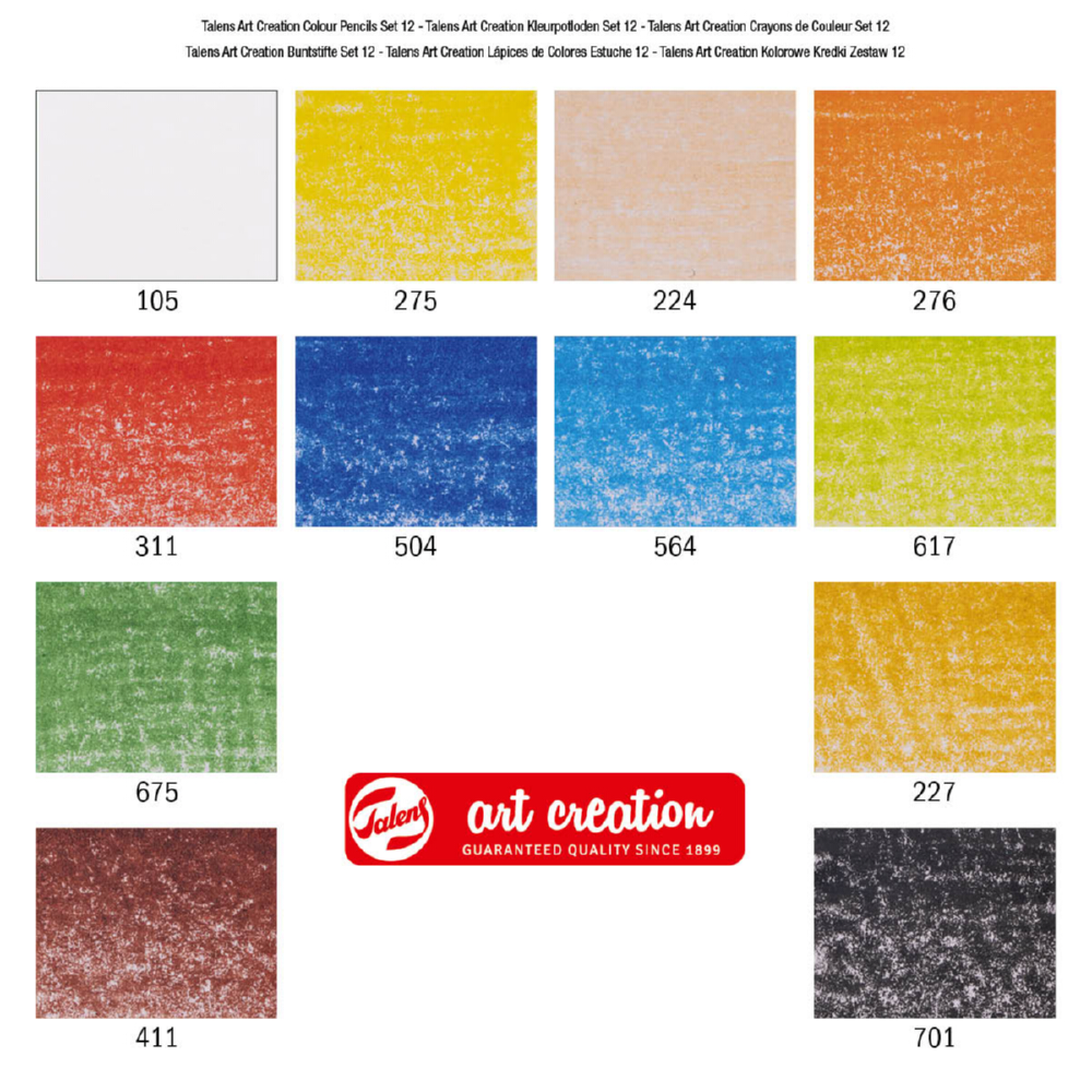 Набор цветных карандашей Talens Art Creation 12 цветов в картонной упаковке - фото 4