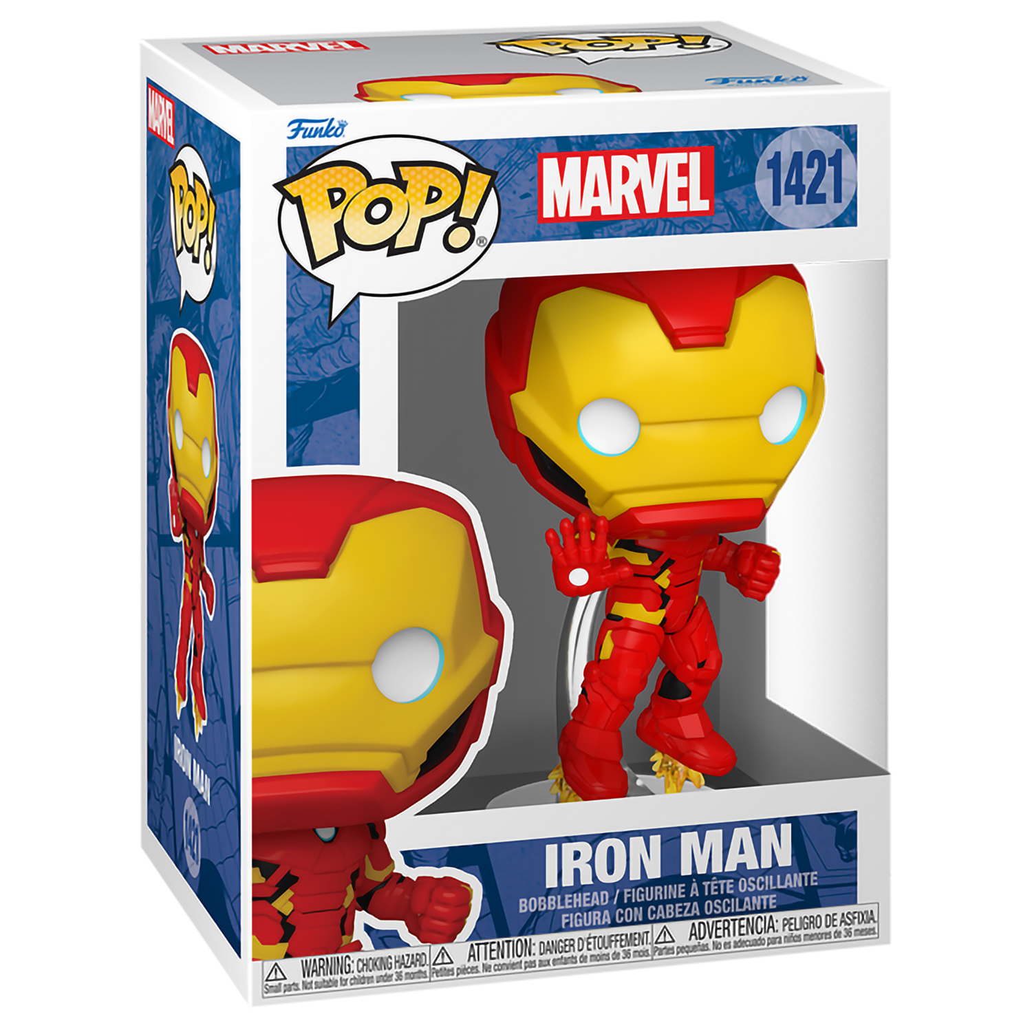 Фигурка Funko POP! Bobble Marvel New Classics Iron Man Железный человек - фото 2