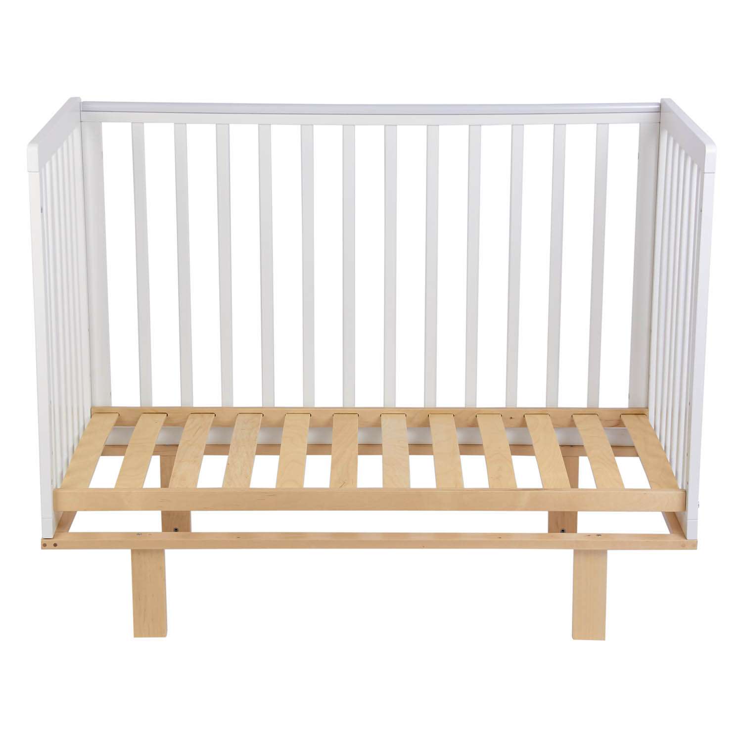 Кроватка детская Polini kids Simple 340 Белый-Натуральный - фото 21