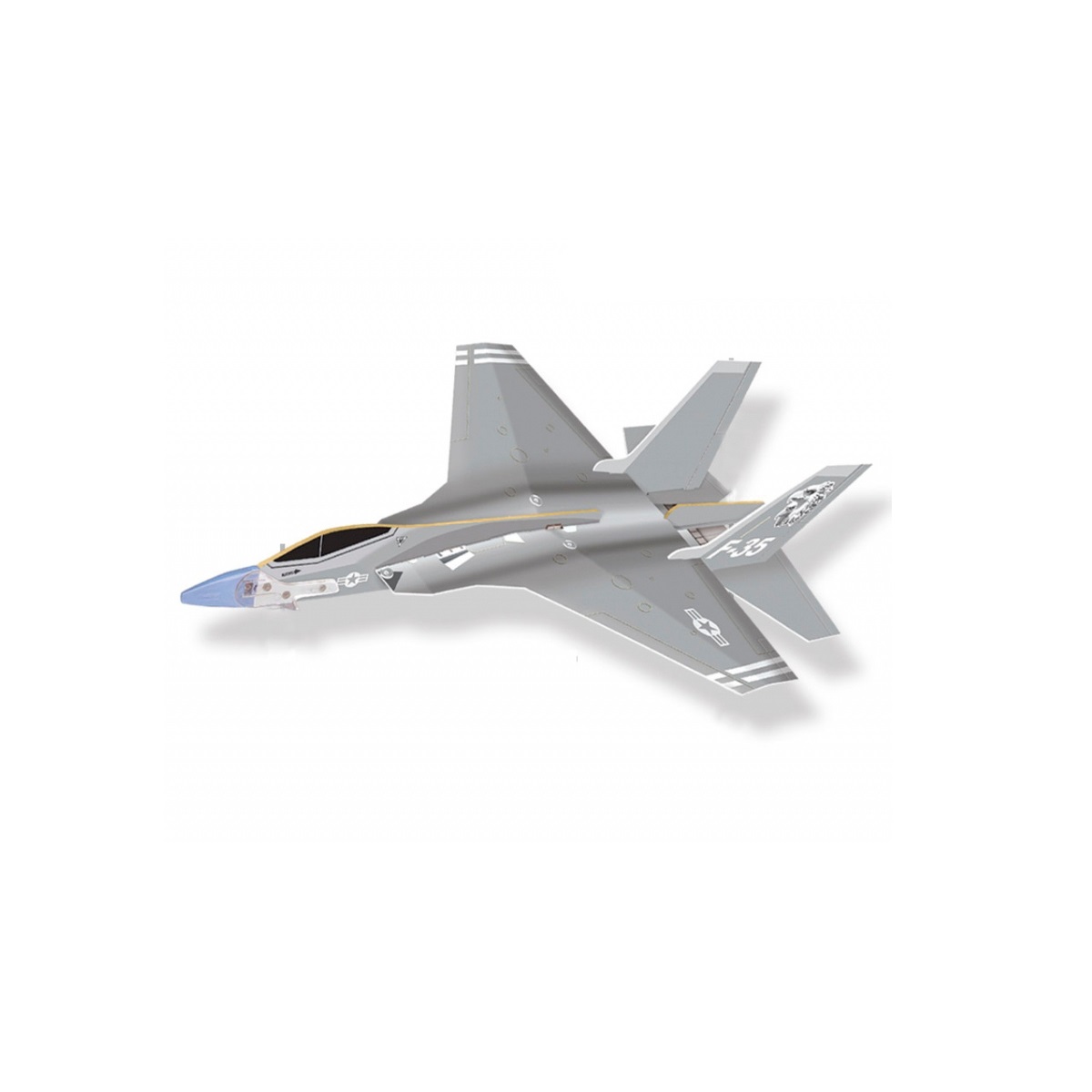 Самолеты сборные LYONAEEC Large Power Fighter F-35 Lightning II 445мм 01102 - фото 3