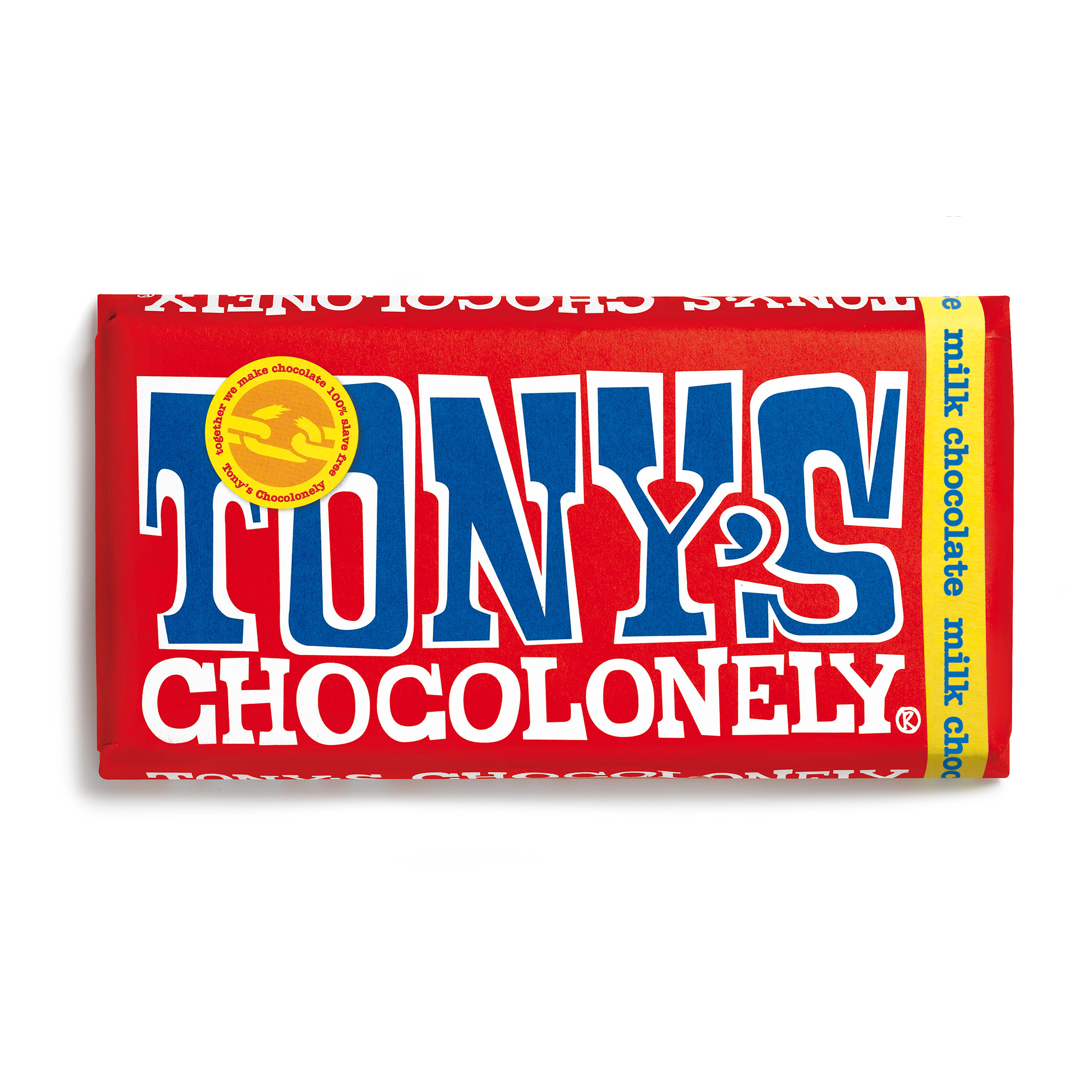 Шоколад Tony's Chocolonely Бельгийский молочный 180 гр - фото 2