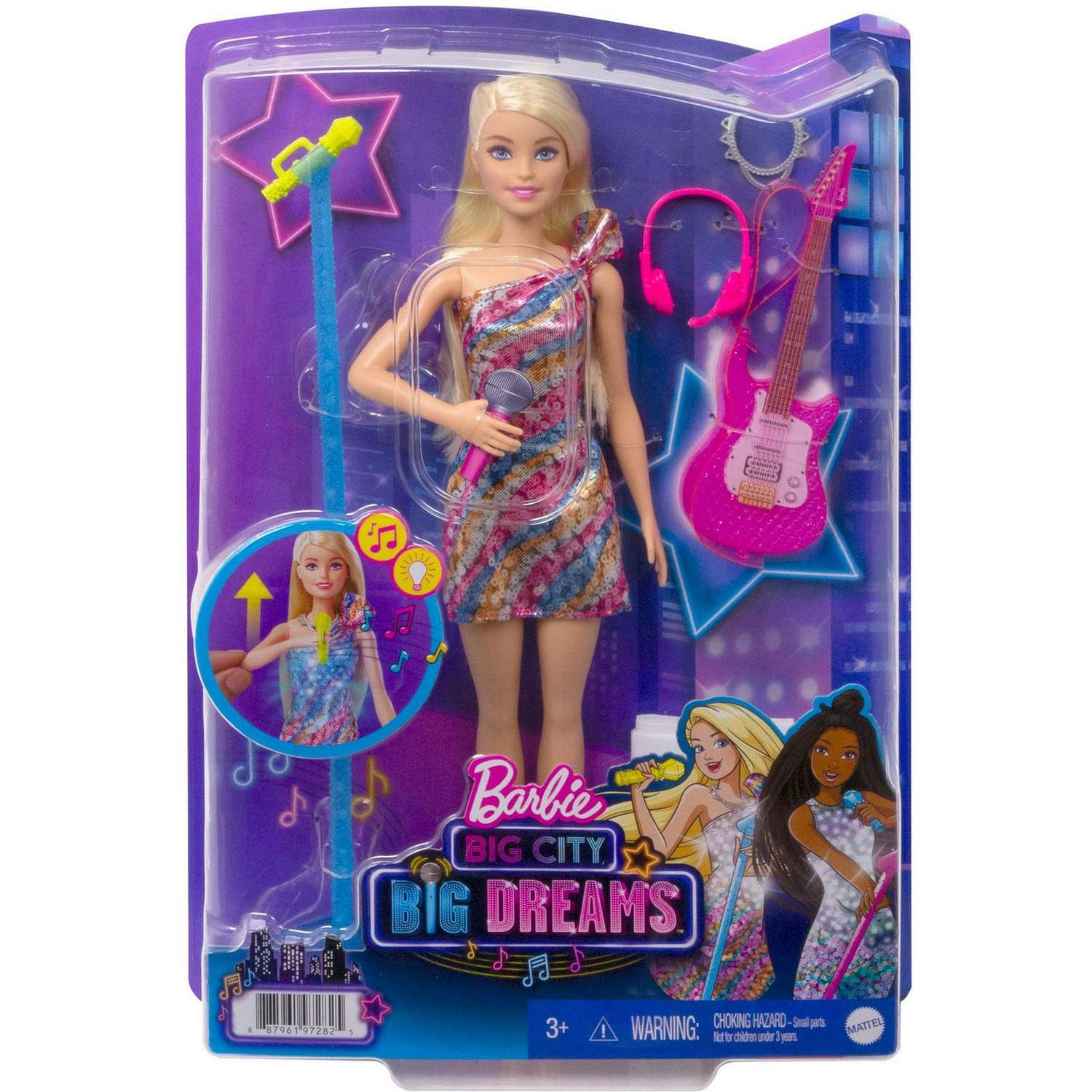 Кукла Barbie Большой город Большие мечты Первая солистка GYJ23 GYJ23 - фото 2