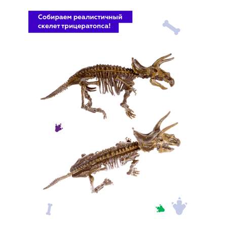 Раскопки динозавров ON TIME Трицератопс