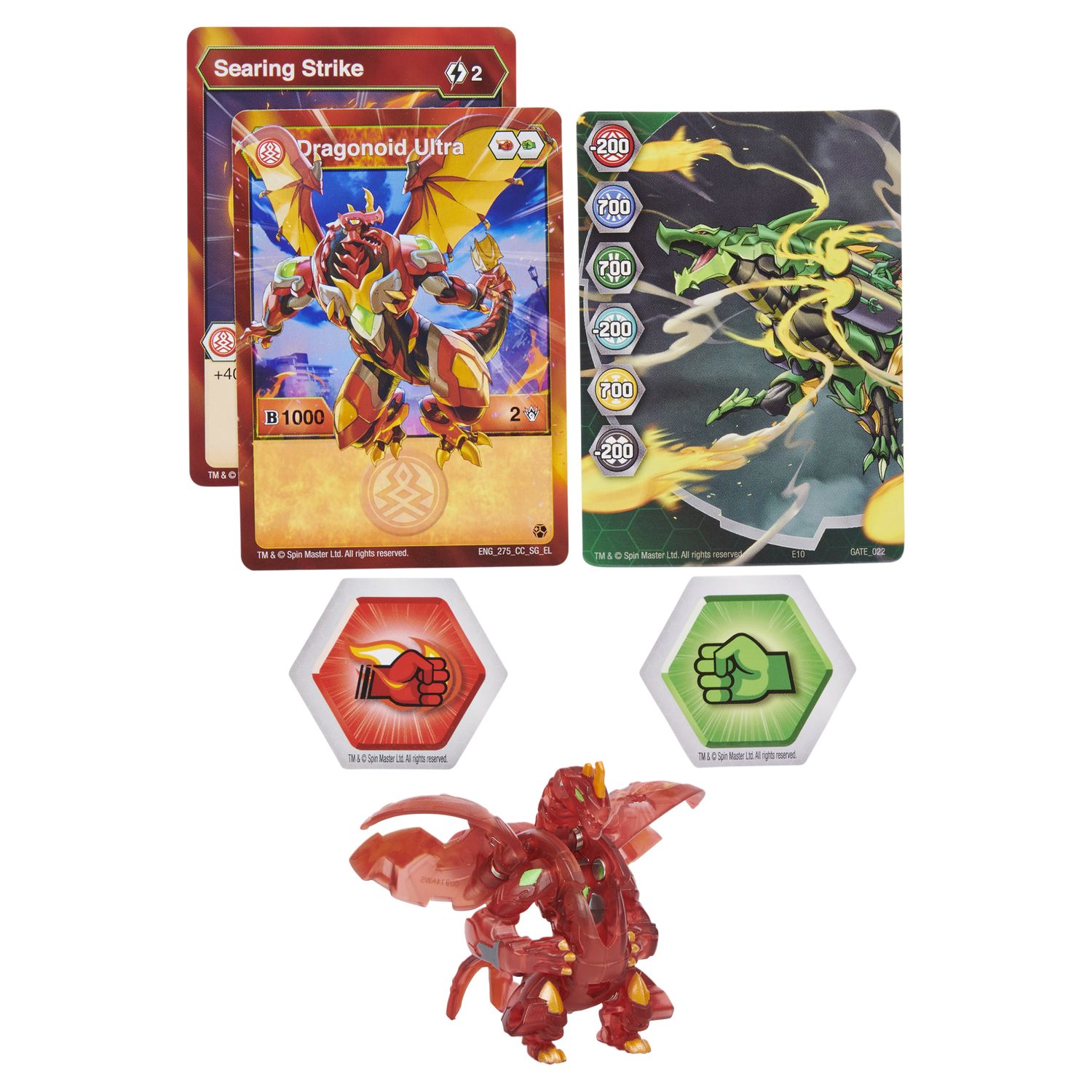 Фигурка-трансформер Bakugan S3 Ультра Ele Chase Dragonoid 6061538/20132857 - фото 1