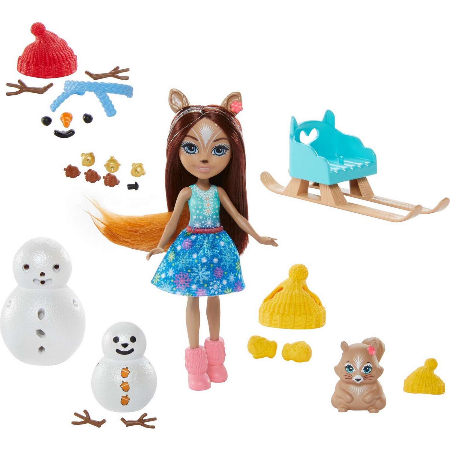 Набор игровой Enchantimals кукла+питомец с аксессуарами Снежные забавы GNP16 GJX35 - фото 1