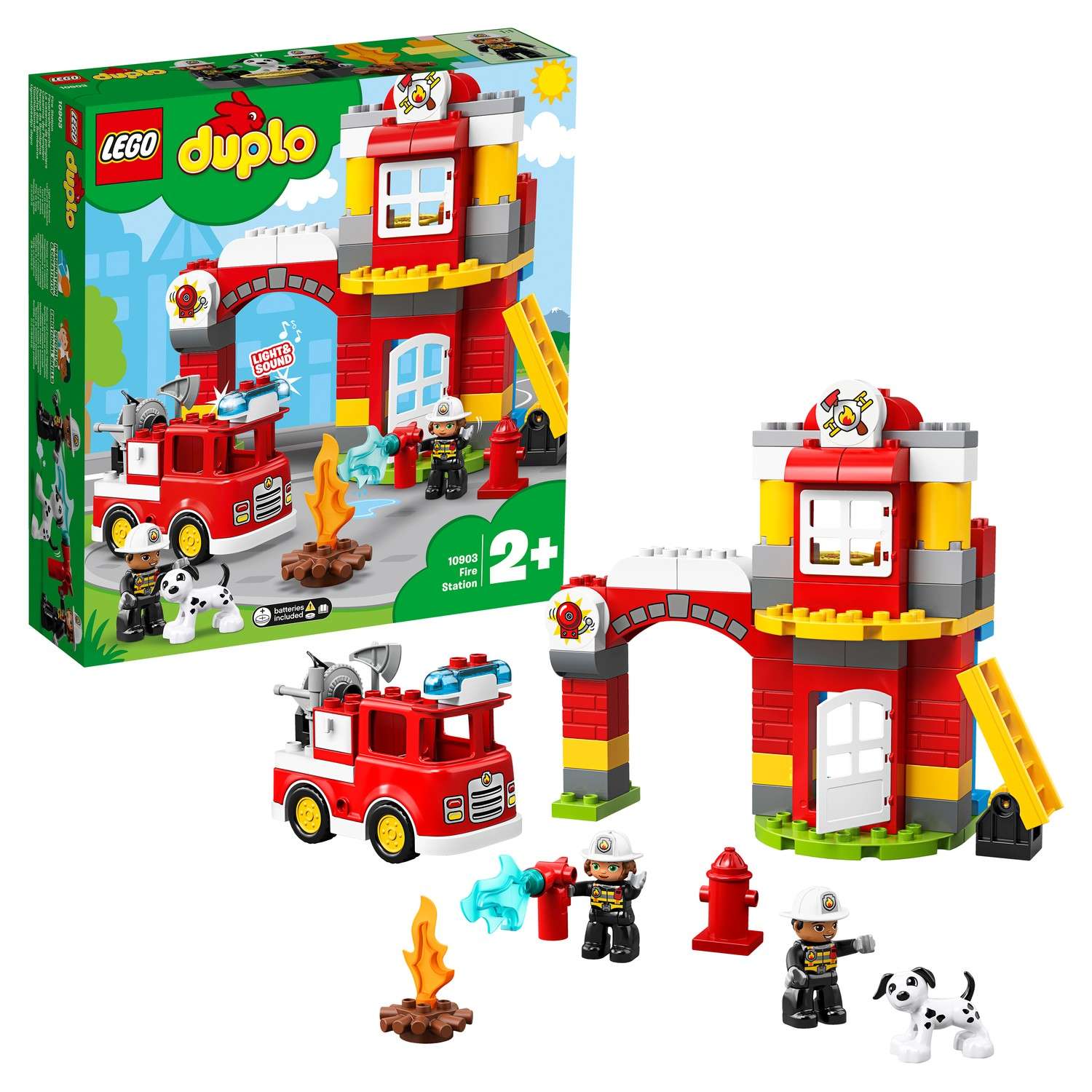Конструктор LEGO DUPLO Town Пожарное депо 10903 - фото 1