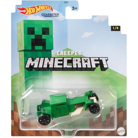 Машинка Hot Wheels Герои компьютерных игр Minecraft Крипер GYB65