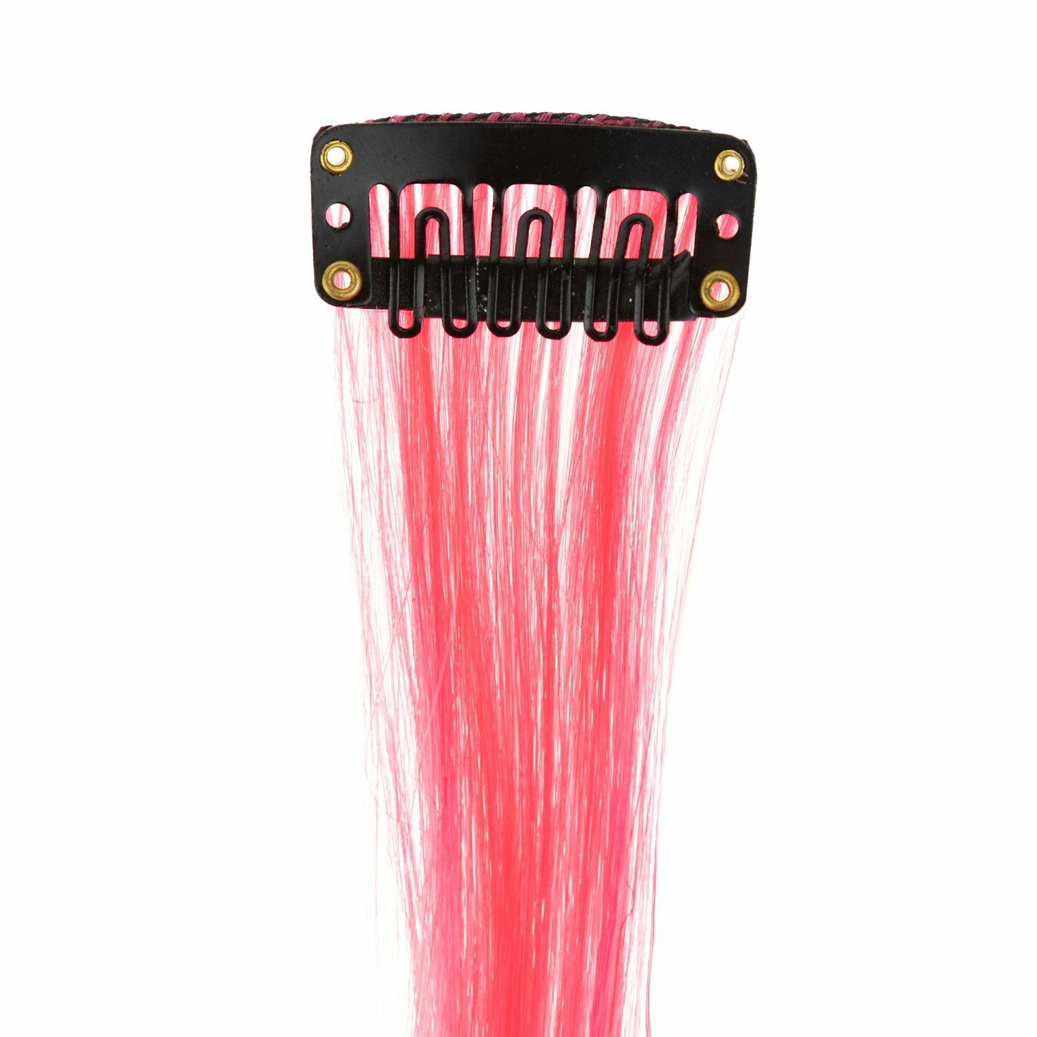 Цветные пряди для волос Lukky Fashion на заколках искусственные детские розовые градиент 55 см аксессуары для девочек - фото 7