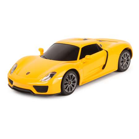 Машина Rastar РУ 1:24 Porsche 918 Spyder Желтая 71400