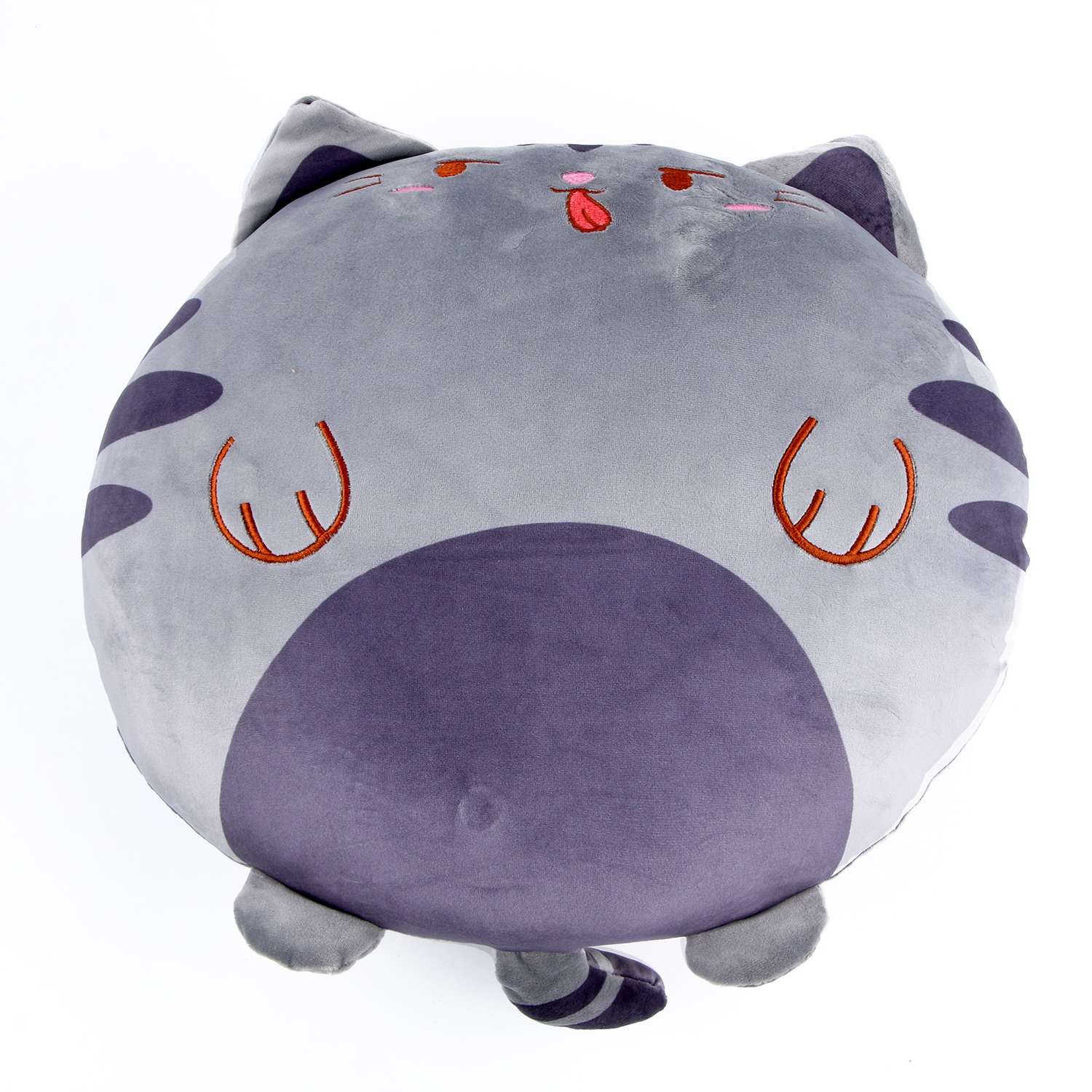 Мягкая игрушка Sima-Land подушка «Кот» 43 см цвет серый - фото 1