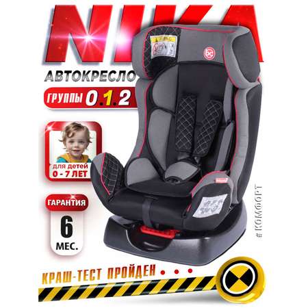 Автокресло BabyCare Nika черный 1008