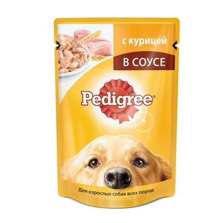 Корм для собак Pedigree с курицей пауч 100г