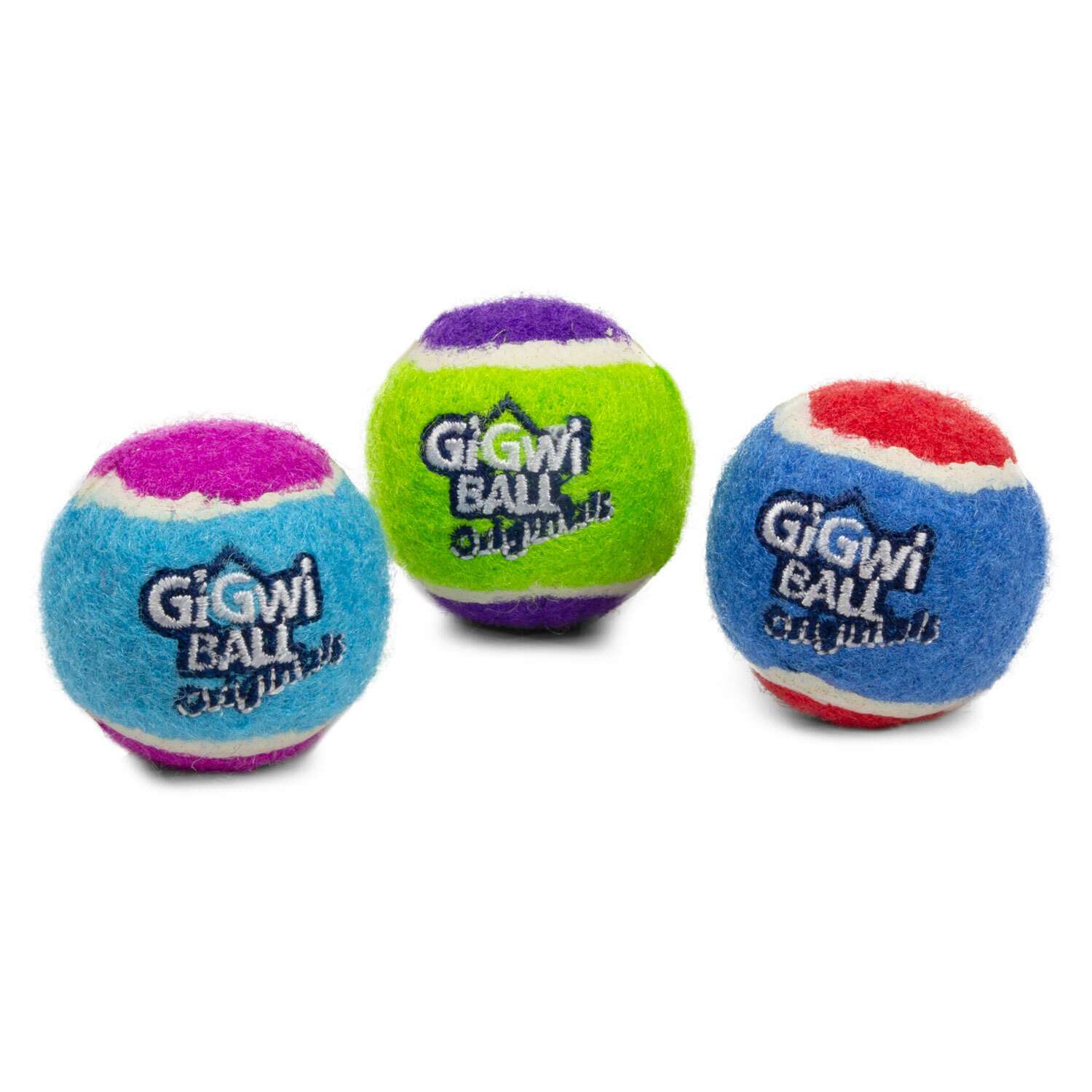 Игрушка для собак GiGwi Мяч с пищалкой 3шт 75340 - фото 1