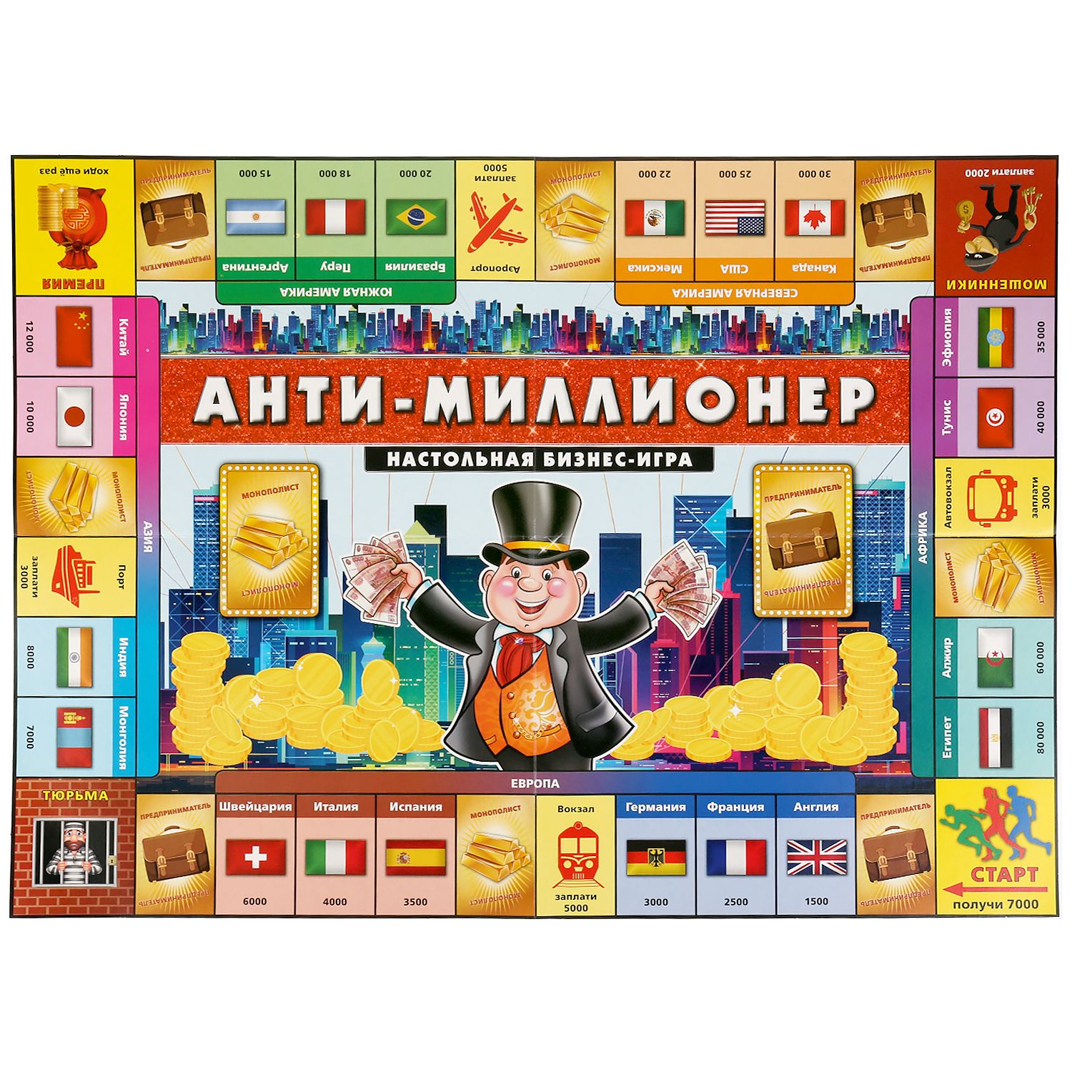 Настольная экономическая игра Умные Игры Анти миллионер - фото 4