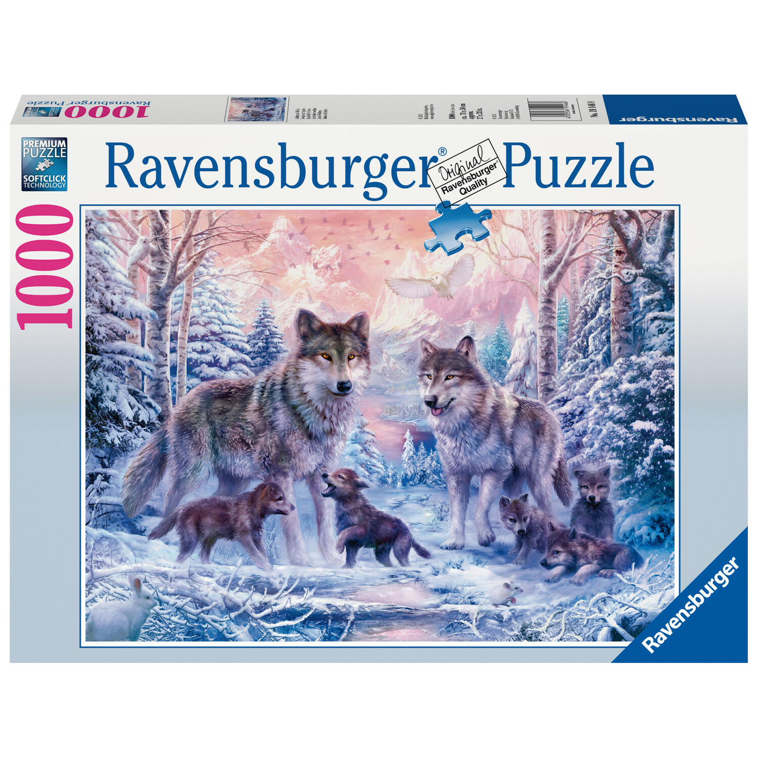 Пазл Ravensburger Северные волки 1000элементов 19146 - фото 1