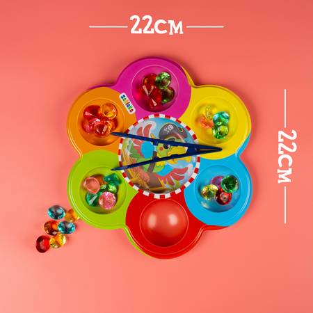 Cортер IQ-ZABIAKA Сокровища пиратов на 6 цветов с пинцетом по методике Монтессори
