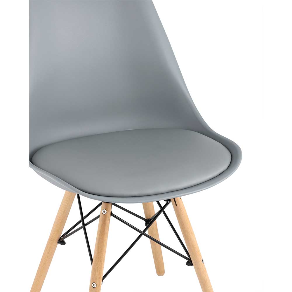 Стул Stool Group для кухни DSW EAMES Soft Freames серый - фото 7