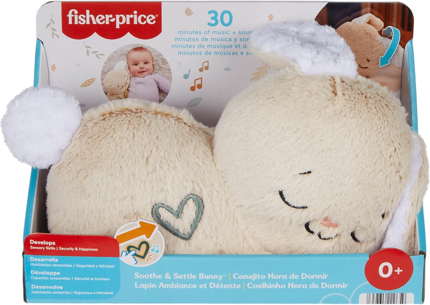 Игрушка для засыпания Fisher Price Кролик HXG97 - фото 2