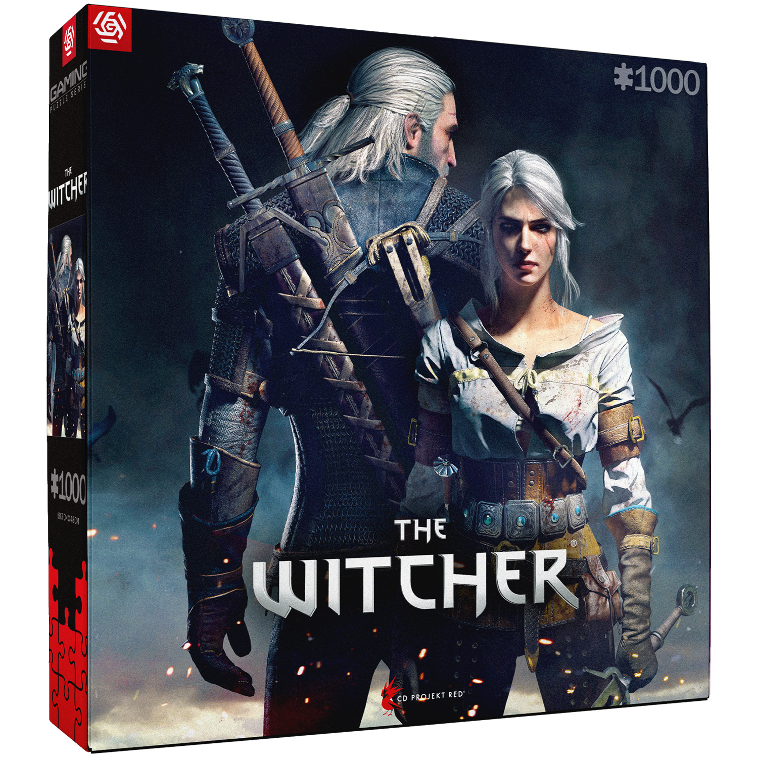 Пазл Good Loot The Witcher Geralt and Ciri - 1000 элементов Gaming серия - фото 4