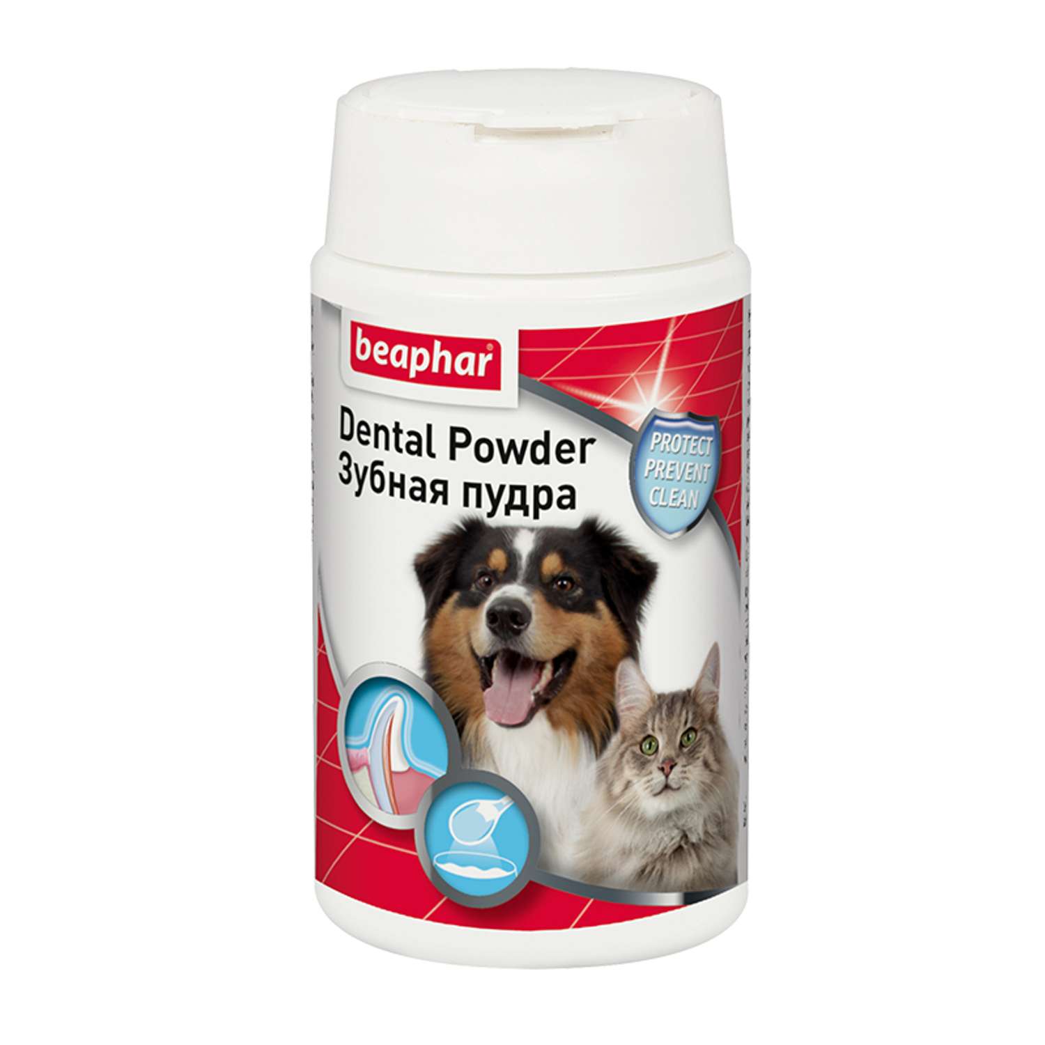 Пудра для собак и кошек Beaphar Dental Powder зубная 75г - фото 1