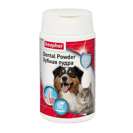 Пудра для собак и кошек Beaphar Dental Powder зубная 75г