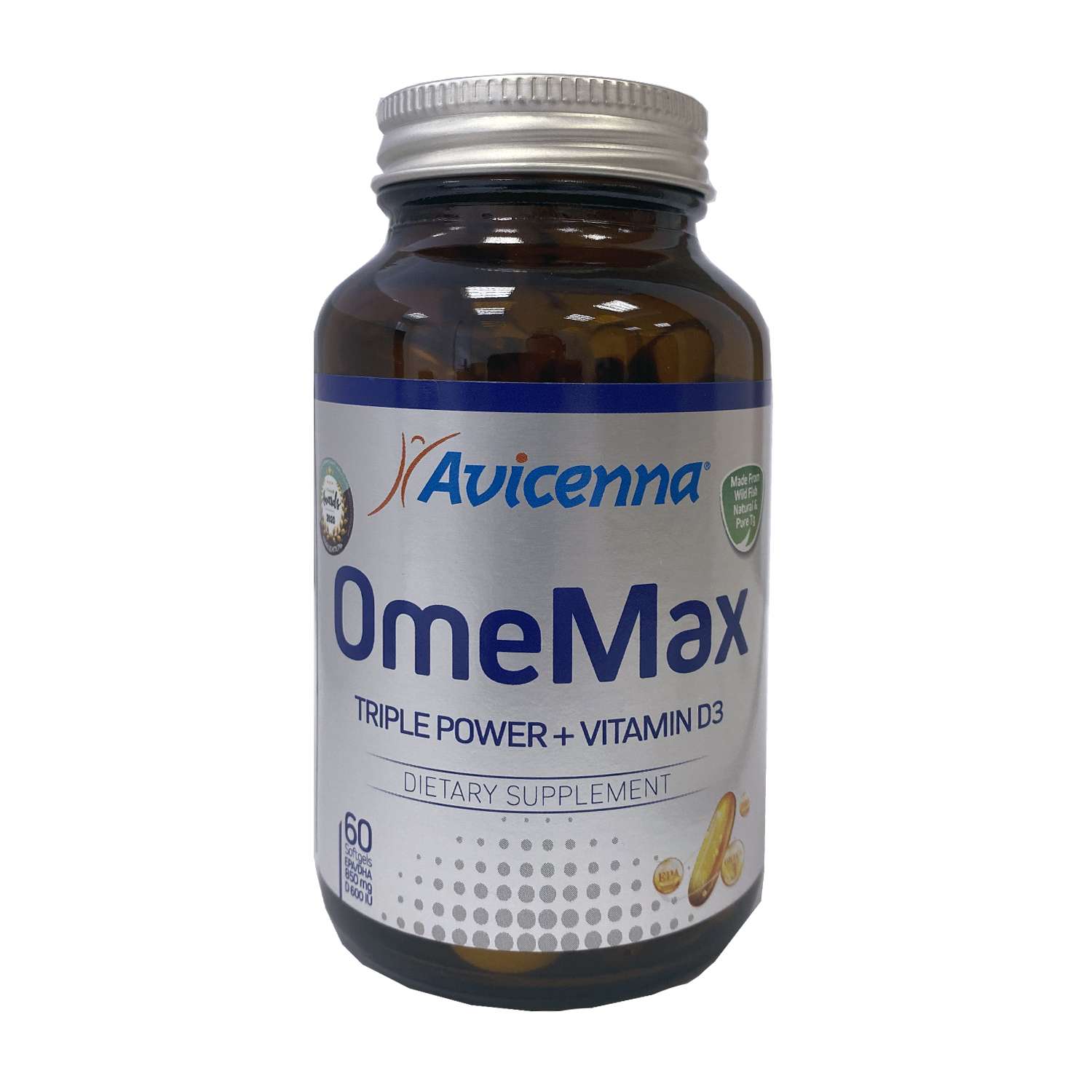 Биологически активная добавка Avicenna Omemax vitamin D3 60капсул - фото 1