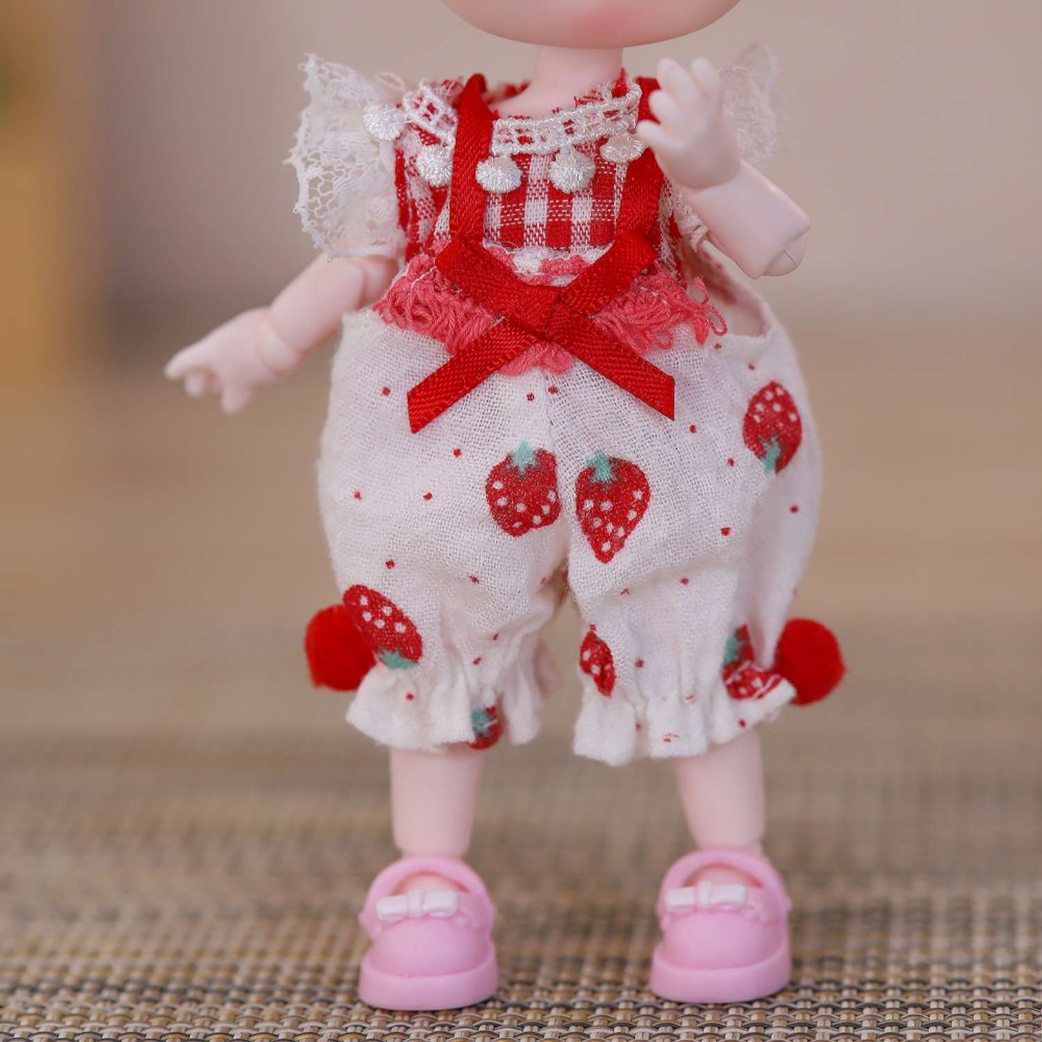 Кукла EstaBella Клубничка на шарнирах коллекционная 46283518 - фото 15