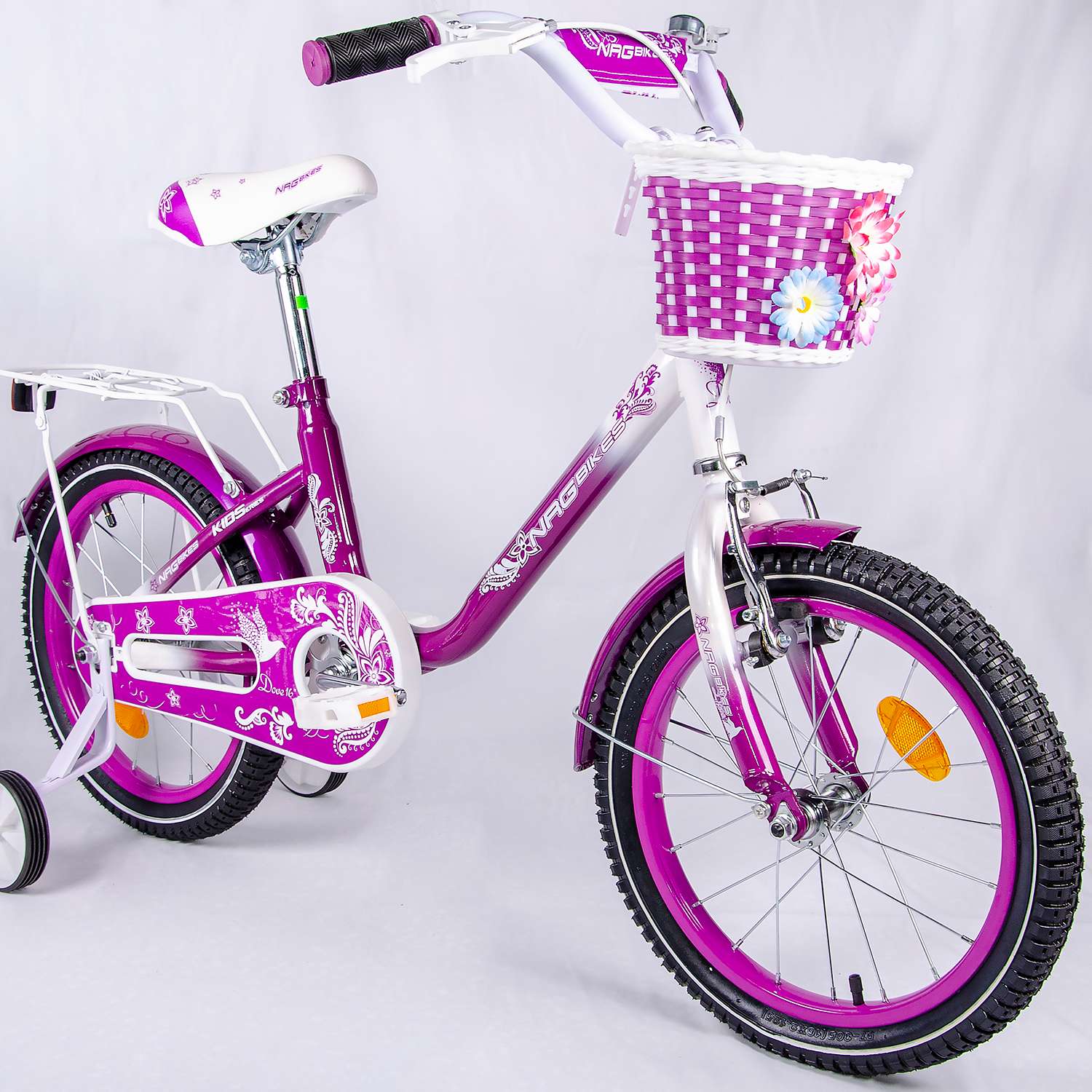 Велосипед NRG BIKES DOVE 16 violet-white - фото 2