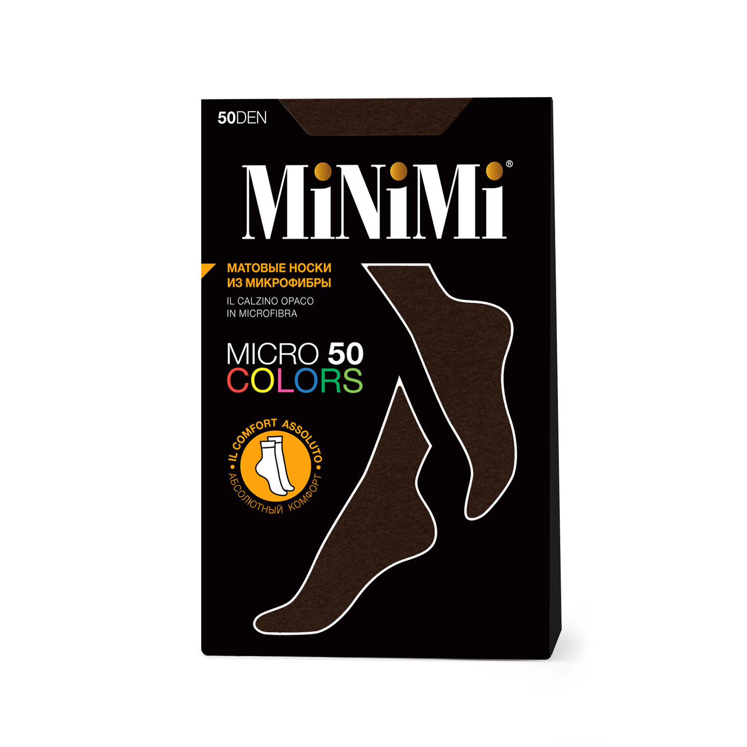 Носки MiNiMi МП Mini MICRO COLORS 50 носки Moka 0 - фото 2